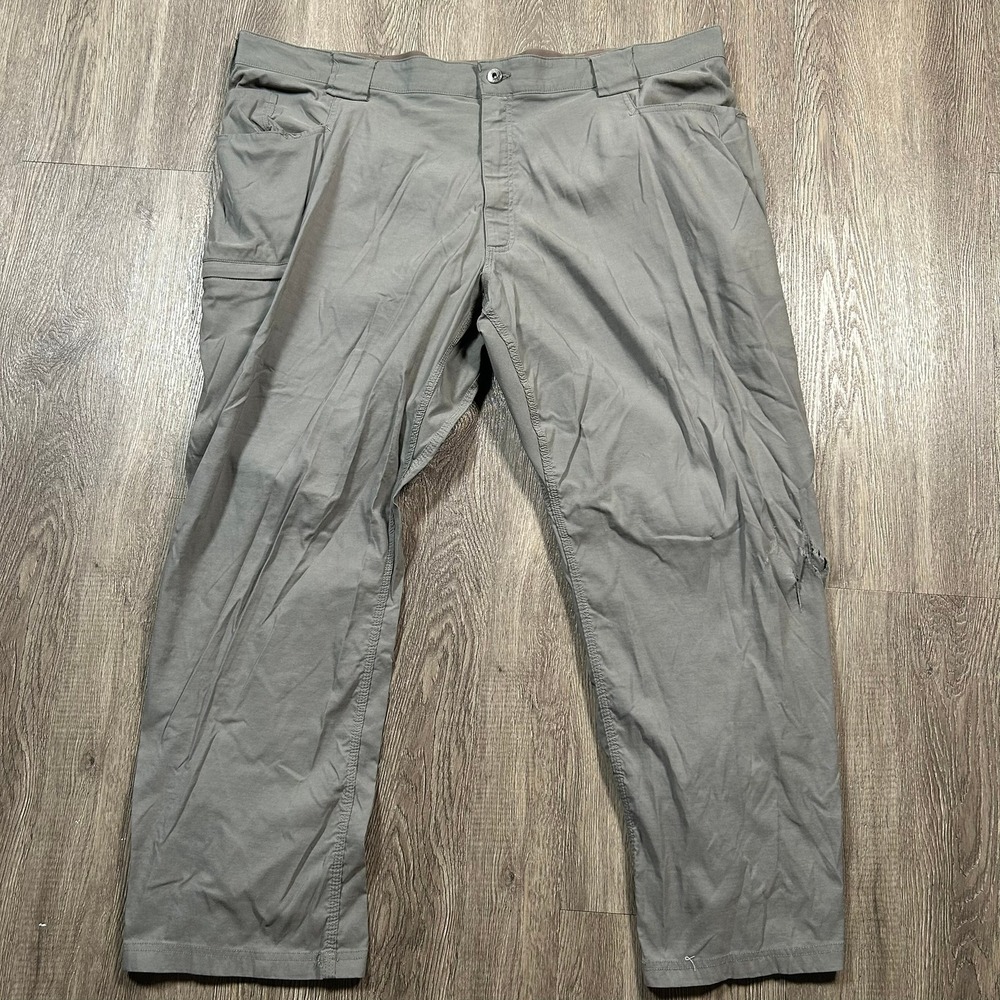 Duluth Trading Co Cargo Pants 48x30 Gray Dry on the Fly Flex Nylon Blend